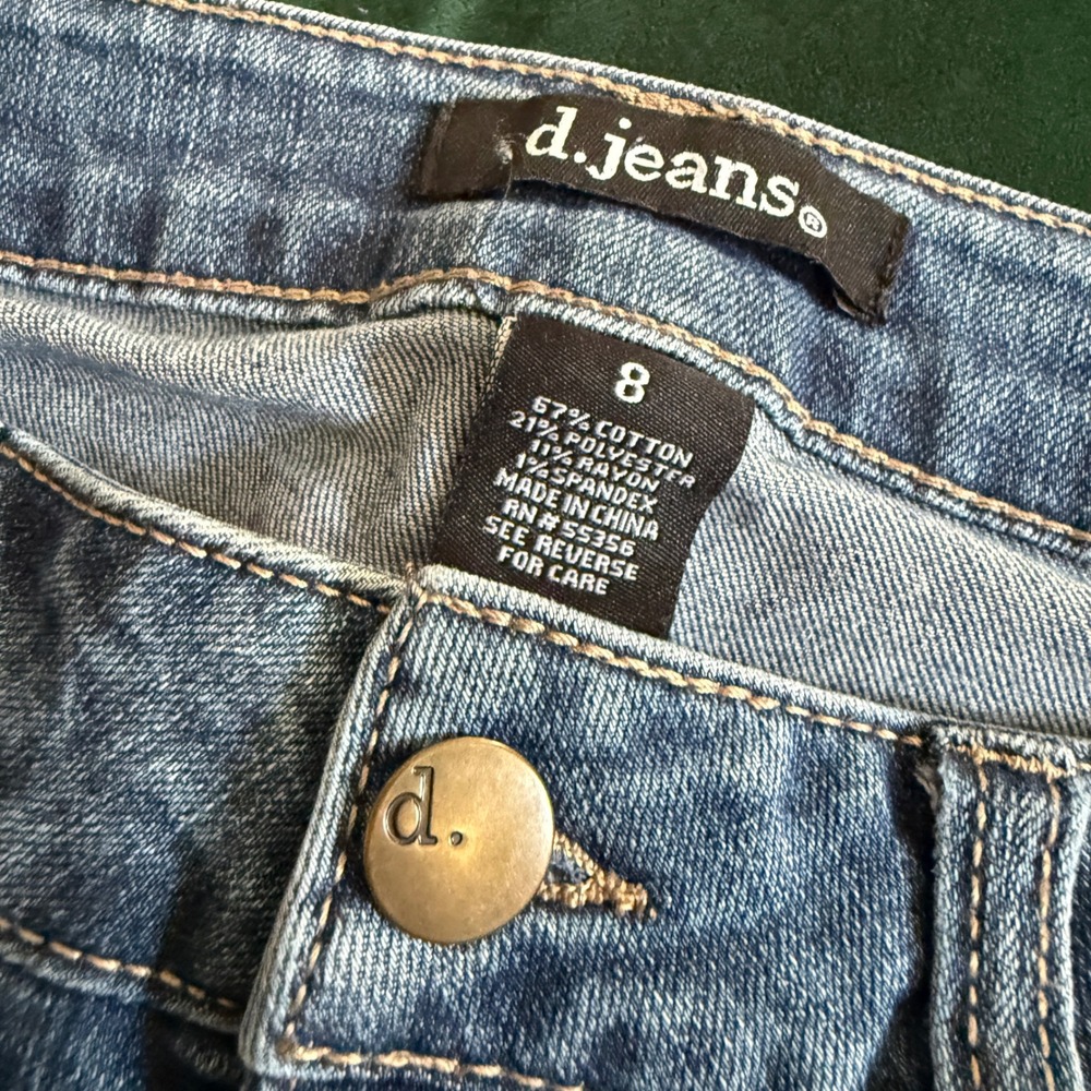 d.jeans Skinny Jeans Bundle Lot of 3 Size 8 Stretch Denim Button Fly - Picture 10 of 12